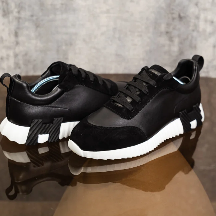Hermes Bouncing Black Leather - Afbeelding 5