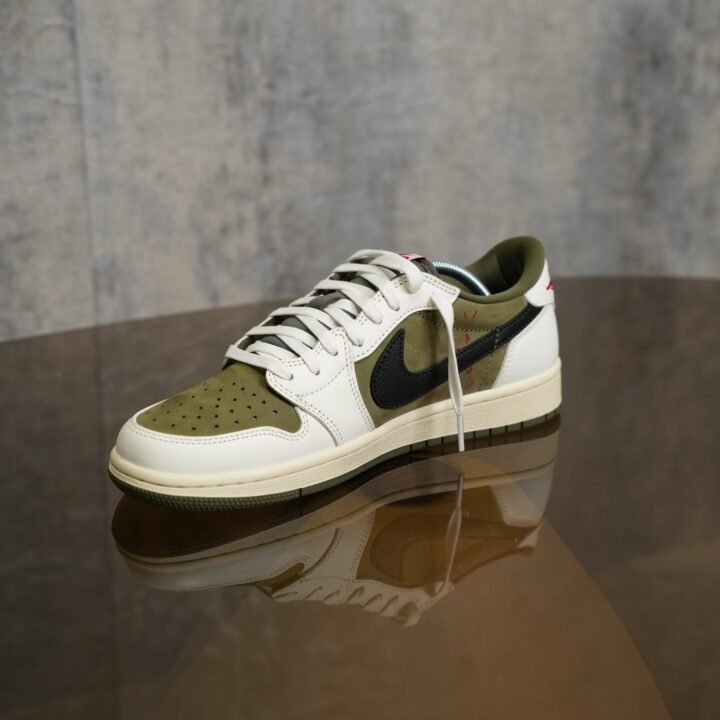 Nike -Air Jordan 1 Low Travis Scott Medium Olive - Afbeelding 6
