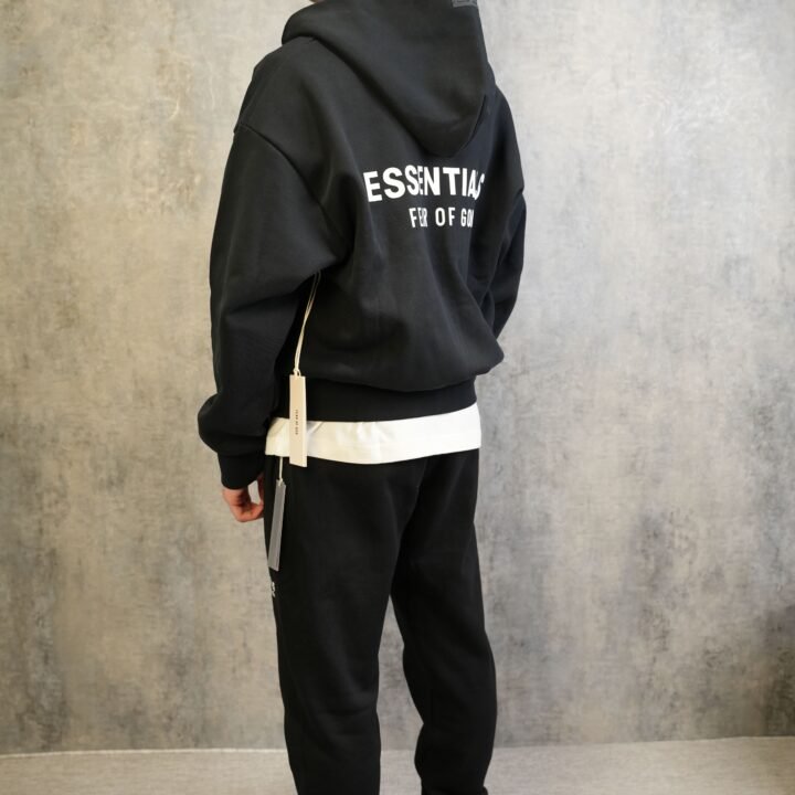 Fear of God Essentials Black Zip Up - Afbeelding 2