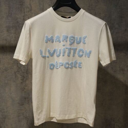 Louis vuitton Embroidered Signature T-Shirt white